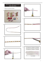 Seagull Models SEA397LED Optional Night navigation LED light (welded JST) Blue/ Red/ White plus controller ForSEA397 Art Scholl's Super Chipmunk New 2025 by Seaull (9093893587181)