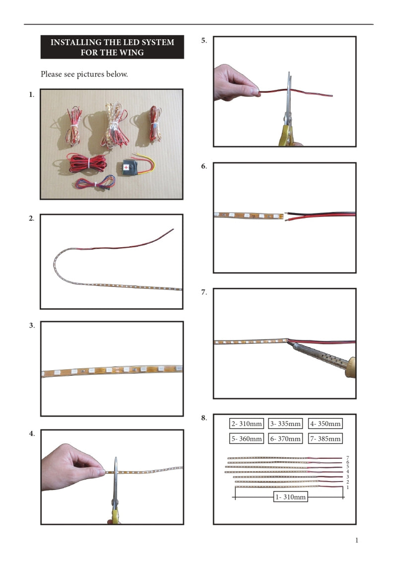 Seagull Models SEA397LED Optional Night navigation LED light (welded JST) Blue/ Red/ White plus controller ForSEA397 Art Scholl's Super Chipmunk New 2025 by Seaull (9093893587181)