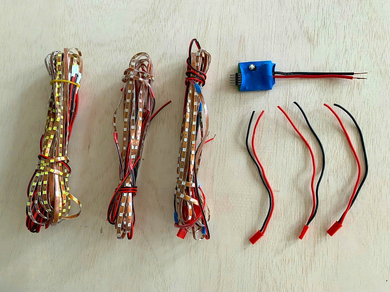 Seagull Models SEA397LED Optional Night navigation LED light (welded JST) Blue/ Red/ White plus controller ForSEA397 Art Scholl's Super Chipmunk New 2025 by Seaull (9093893587181)