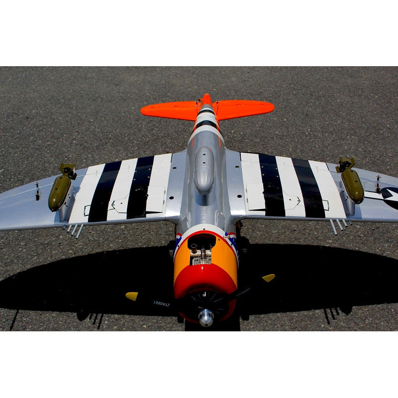 P-47 Thunderbolt Tarheel Hal Bubble Top 70 Inch ARF 35cc included 3pcs Electric Retracts Gear - SEA398GEAR