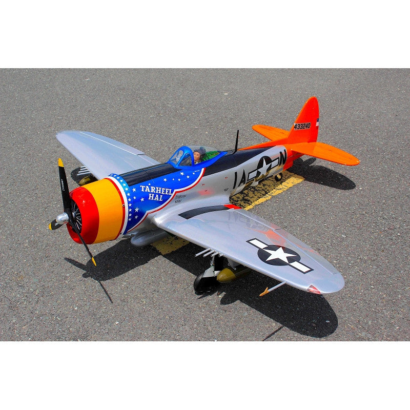 P-47 Thunderbolt Tarheel Hal Bubble Top 70 Inch ARF 35cc included 3pcs Electric Retracts Gear - SEA398GEAR