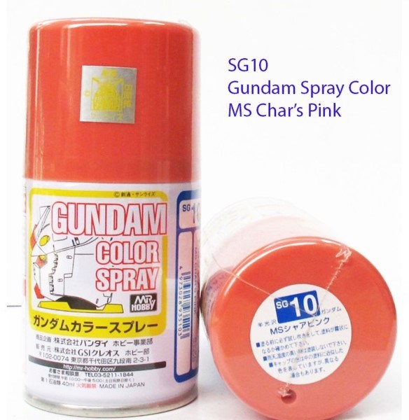 Gunze SG10 Gundam Color Spray - Character Pink
