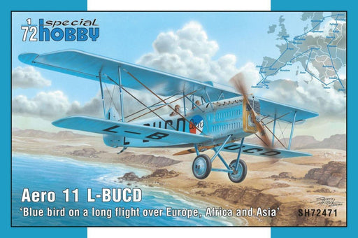 Special Hobby 72471 1/72 Blue bird on a long flight over Europe Africa and Asia (Aero Ab-11 L-BUCD) - Hobby City NZ (8967472120045)