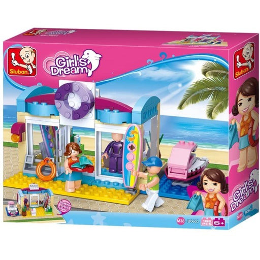 xSluban B0603 Girls Dream Beach Shop - 192 Pc (7546222739693)