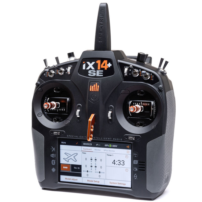 Spektrum SPMR14020 iX14+ SE 20-Channel DSMX Transmitter Only (8949825274093)