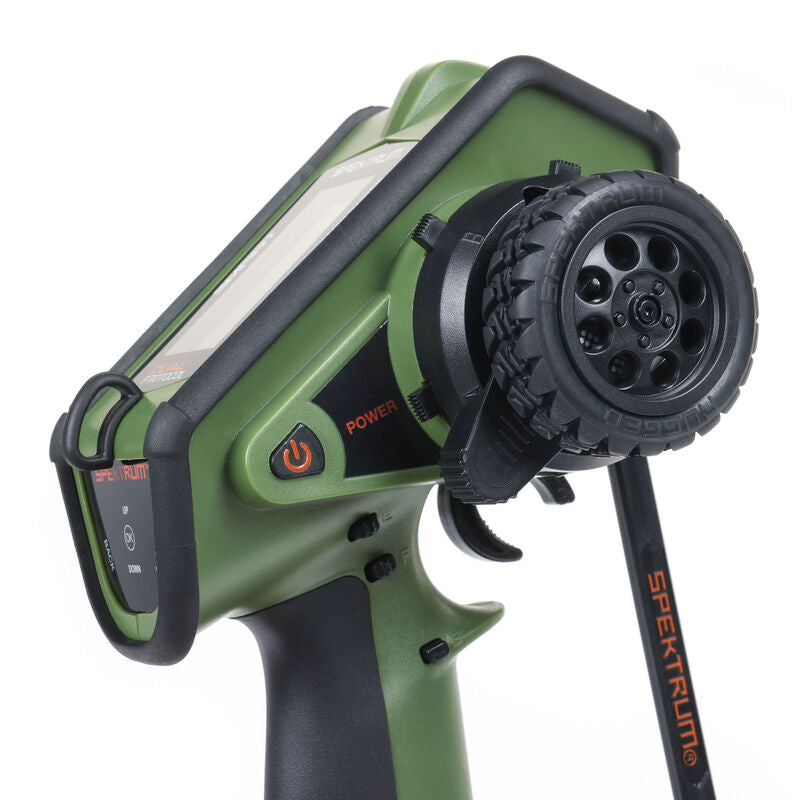 Spektrum DX Rugged+ TX Only DSMR+ Dual Protocol RX DSMR/SLT Green RC Radio Transmitter (16)