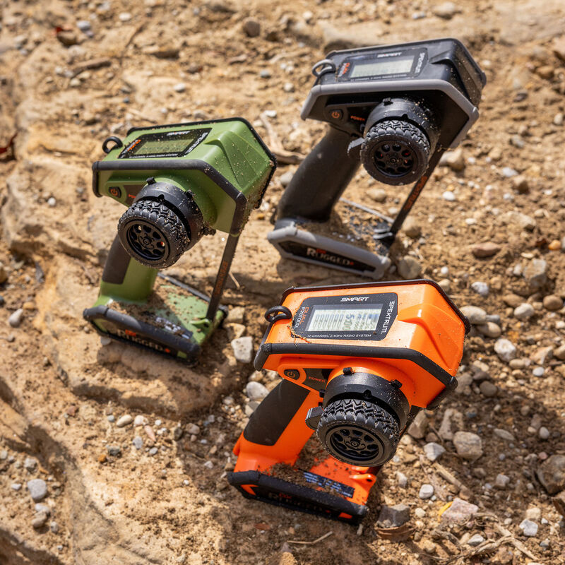 Spektrum DX Rugged+ TX Only DSMR+ Dual Protocol RX DSMR/SLT Green RC Radio Transmitter (19)