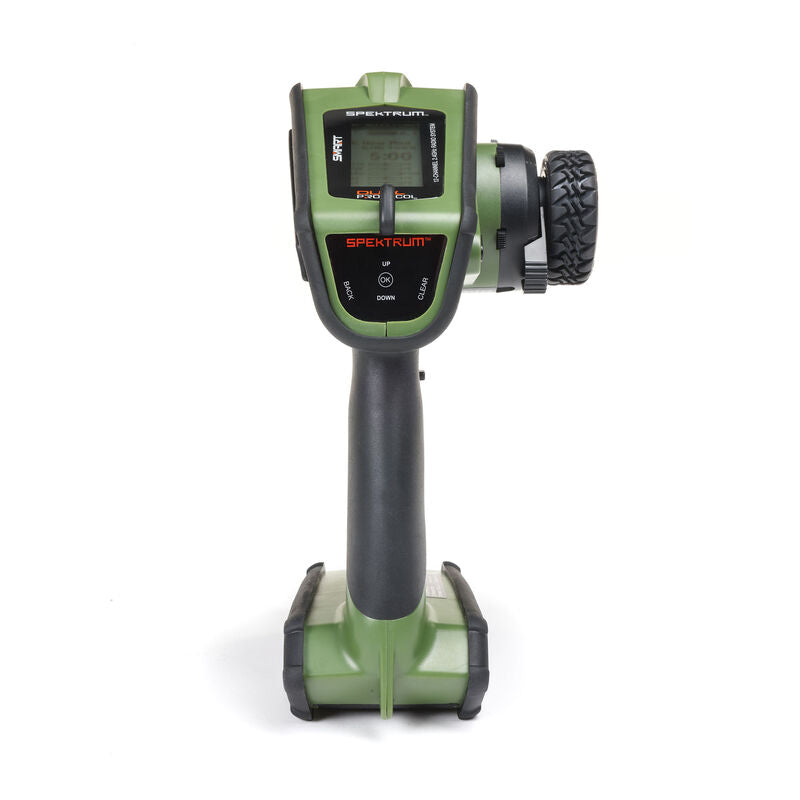 Spektrum DX Rugged+ TX Only DSMR+ Dual Protocol RX DSMR/SLT Green RC Radio Transmitter (12)