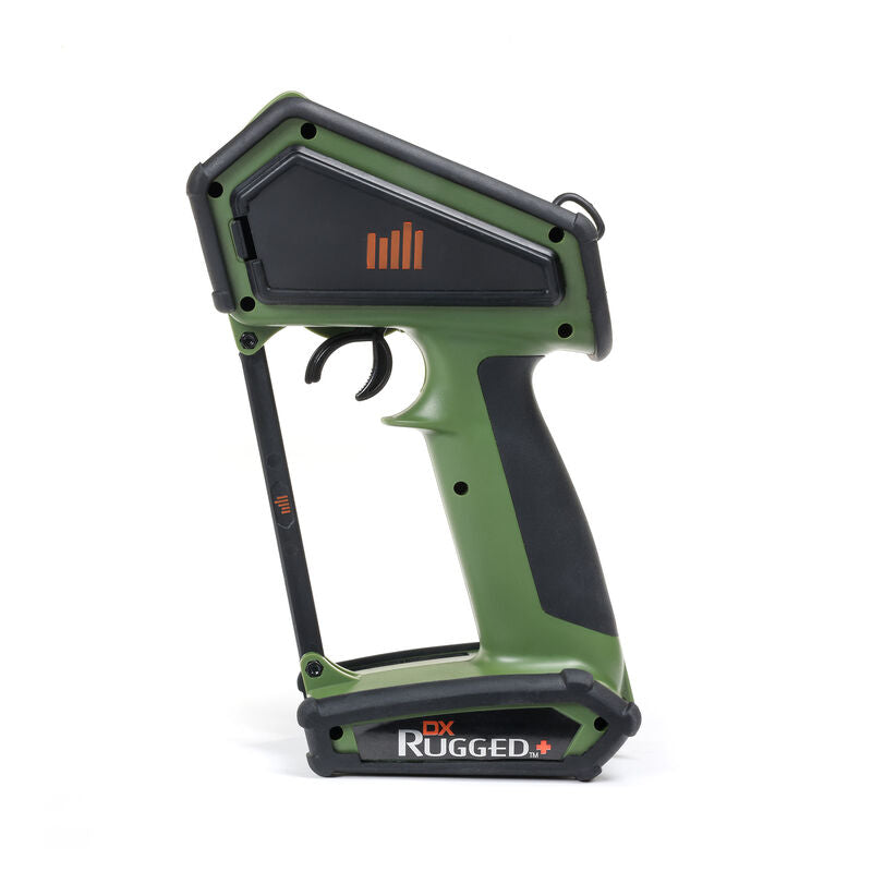 Spektrum DX Rugged+ TX Only DSMR+ Dual Protocol RX DSMR/SLT Green RC Radio Transmitter (17)