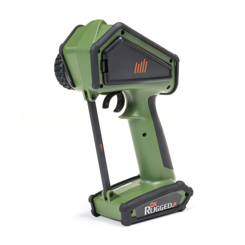 Spektrum DX Rugged+ TX Only DSMR+ Dual Protocol RX DSMR/SLT Green RC Radio Transmitter (15)