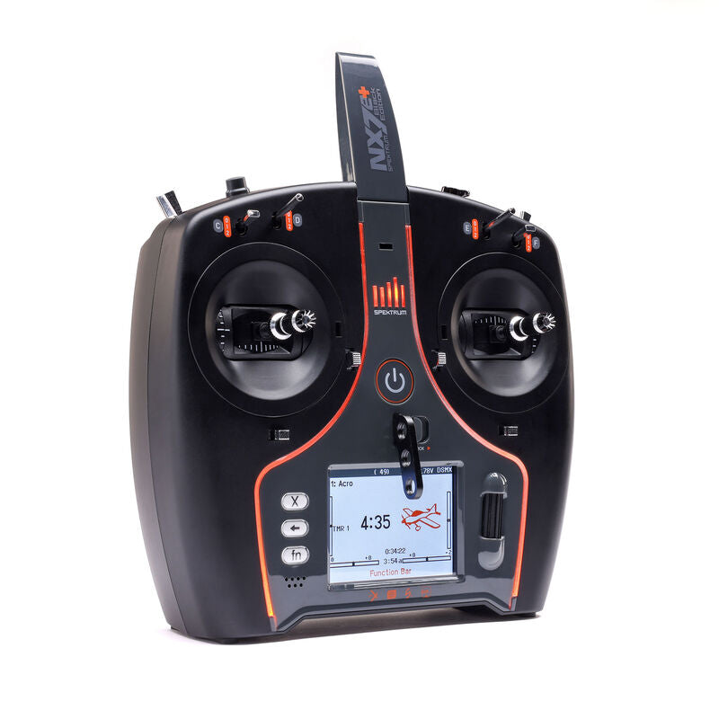 Spektrum SPMR7120 NX7e+ 14-Channel DSMX Transmitter Only, Black Edition (9250529050861)