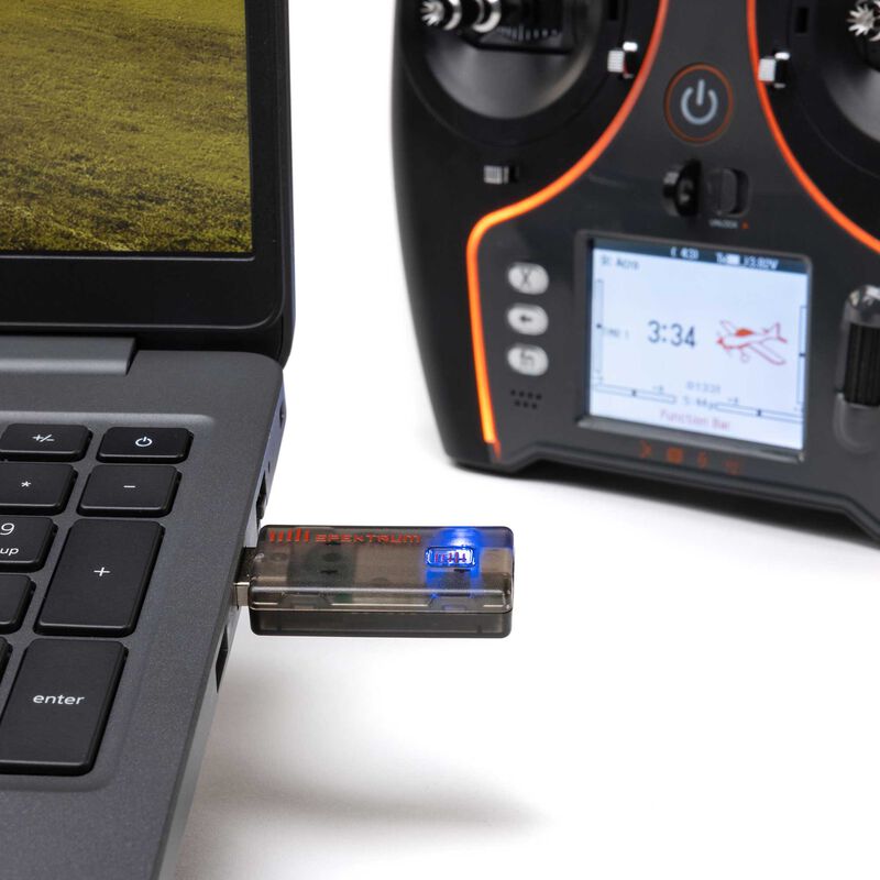 Spektrum WS3000T Wireless USB Dongle DSMX/DSM2 RC Simulator Accessory (2)