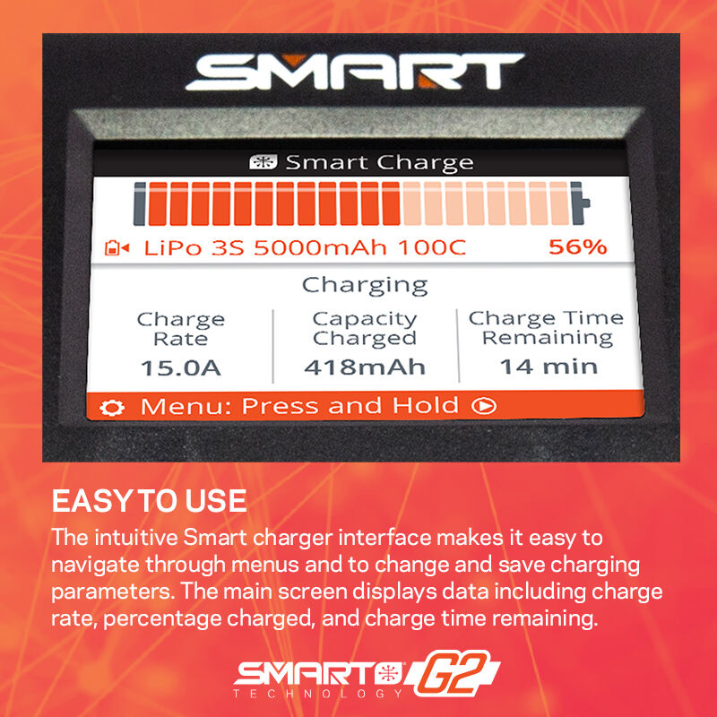 Spektrum SPMXC2010 Spektrum Charger AC Smart S2200 G2 Dual Channel 2x200W - Hobby City NZ