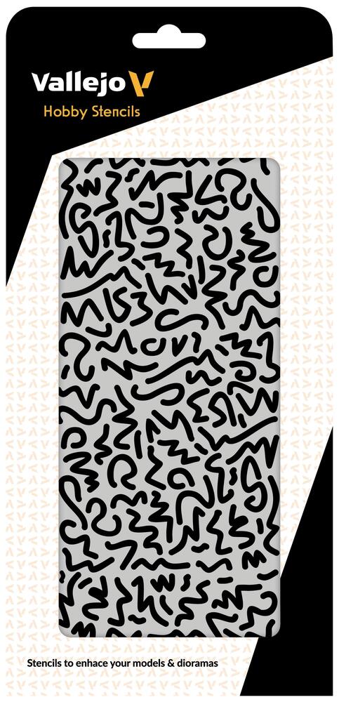 Vallejo ST-CAM001 Stencils - Luftwaffe WWII Shingles Camo - Hobby City NZ (9004816072941)