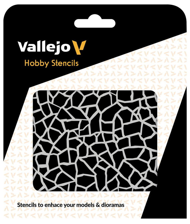 Vallejo ST-CAM003 Stencils - Giraffe Camo WWII - Hobby City NZ (9004816171245)