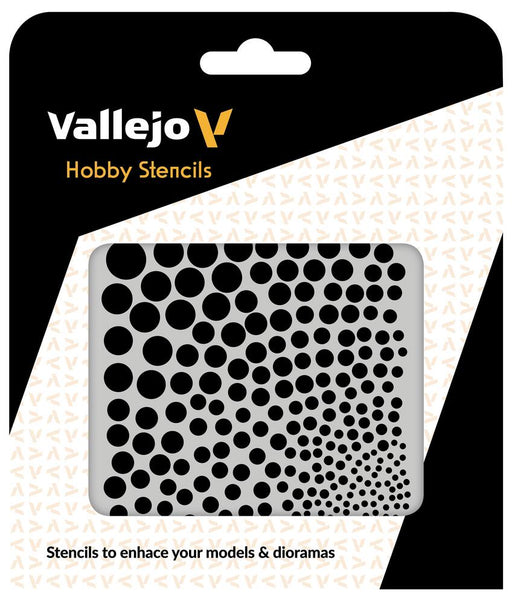 Vallejo ST-SF002 Stencils - Circle Textures - Hobby City NZ (9004816367853)