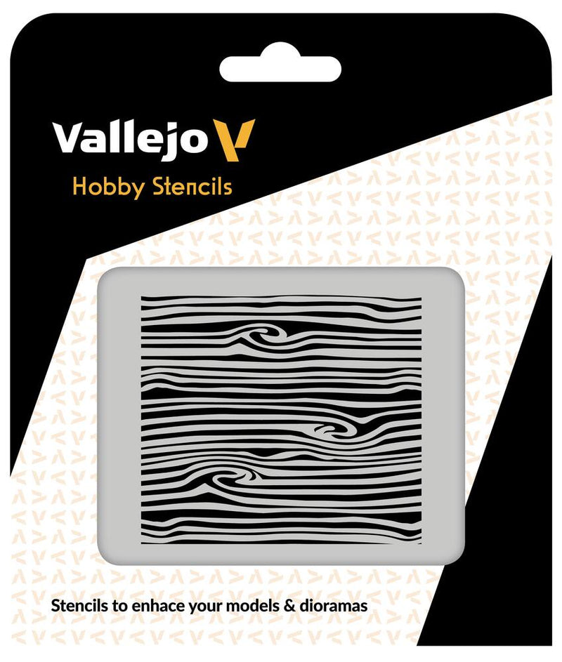 Vallejo ST-TX007 Stencils - Wood Texture nÃƒÆ’Ã¢â‚¬Å¡Ãƒâ€šÃ‚Âº 2 - Hobby City NZ (9004816466157)