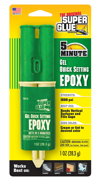 Super Glue 15213 5-Minute Gel Quick Setting Epoxy (1oz/28.3g) - Hobby City NZ