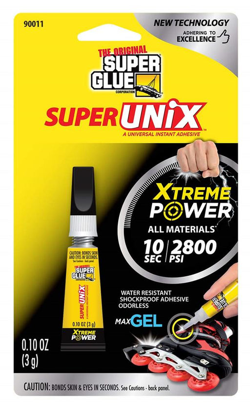 Super Glue 90011 Super Unix Adhesive (0.10oz/3g) (8130722693357)