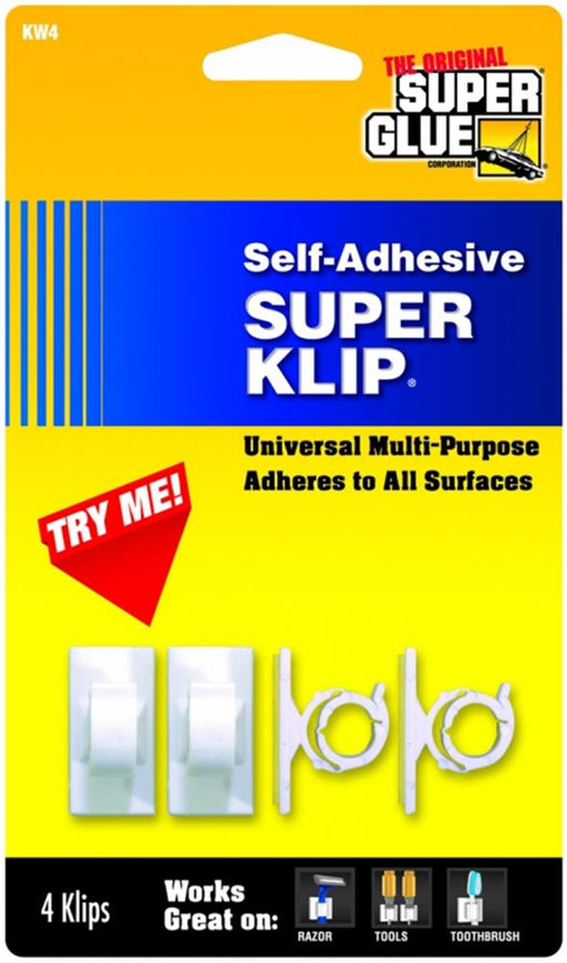 Super Glue KW4 Self-Adhesive Super Klip 4-Pack (8130722758893)