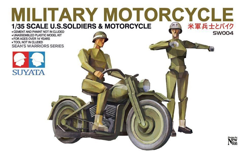 Suyata SW-004 Military Motorcycle - Hobby City NZ (8967472546029)