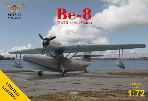 Sova-M SVM-72020 1/72 Be-8 passengerÂ amphibian aircraft - Hobby City NZ (8967472316653)