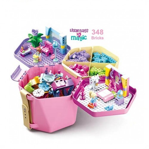 xSluban B0830 Bricks Bucket Girls - 348 Pc