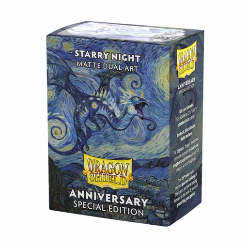 Dragon Shield AT-12116 Sleeves (100) Matte Dual Art Archive Reprint Starry Night (9003896897773)
