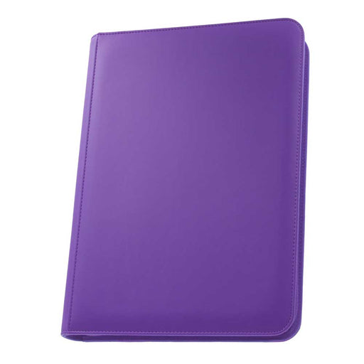Palms Off STL-09-PUR STEALTH 9 Pocket Zip Binder Purple (9003879235821)
