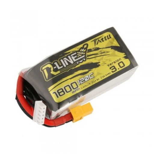 Tattu TA1800-4S120-RL3 2021 R-Line Version 3.0 1800mAh 14.8V 120C 4S1P 197g Lipo Battery Pack with XT60 Plug (8319043961069)