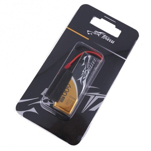 Tattu TA600-1S30-JST 600mAh 3.7V 30C 1S1P LiPo w/JST Plug