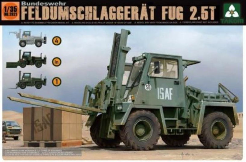 Takom TAK2021 1/35 BUNDESWEHR FORKLIFT WWII (8346765721837)