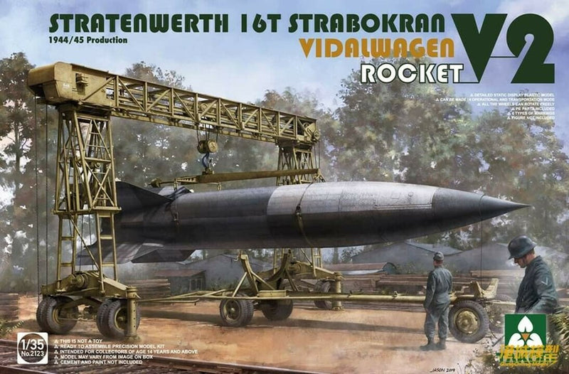 Takom 2123 1/35 Stratenwerth 16t Strabokran 1944/45 Production / V-2 Rocket/ Vidalwagen