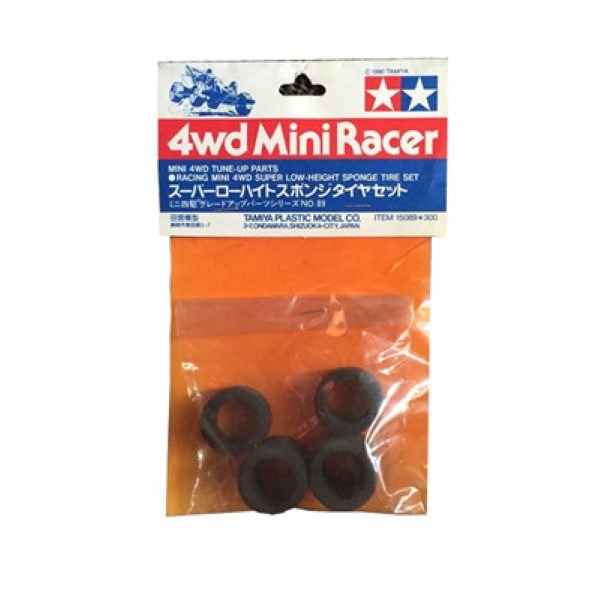 Tamiya 15089 MINI 4WD SUPER LOW SPONGETYRE - Hobby City NZ (769288273969)