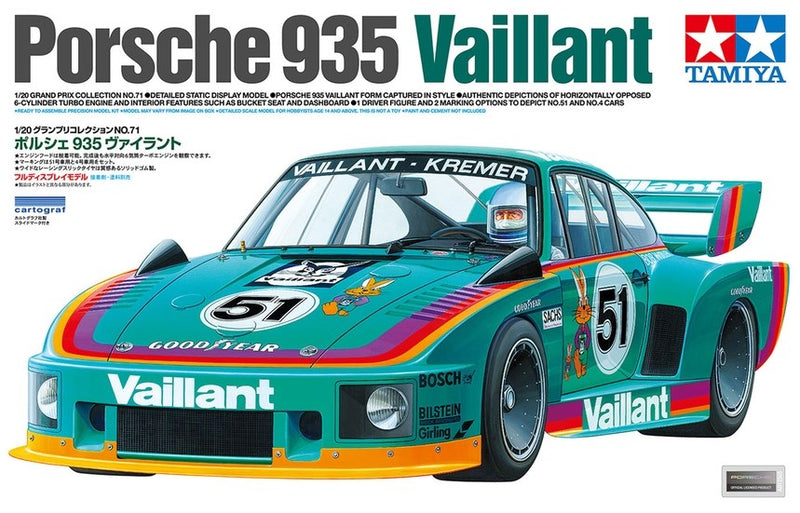 Tamiya 20071 1/20 Porsche 935 Vaillant