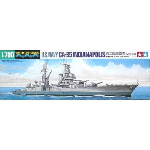 Tamiya 31804 1/700 U.S. Navy CA-35 Indianapolis (8143290925293)