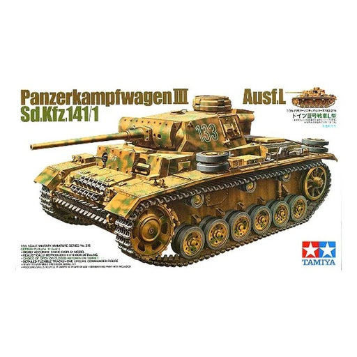 Tamiya 35215 1/35 Sd.Kfz. 141/1 Panzerkampfwagen III Ausf. L (8278326411501)