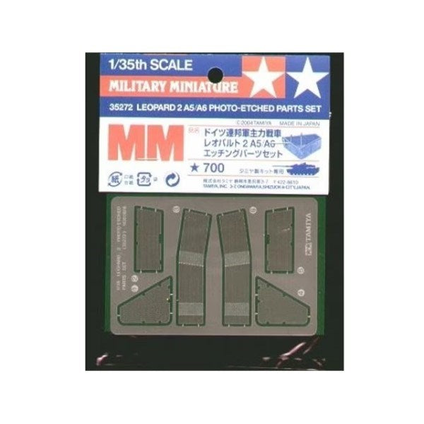 Tamiya 35272 Leopard 2 A5/A6 Photo-etched Parts Set (9080477647085)