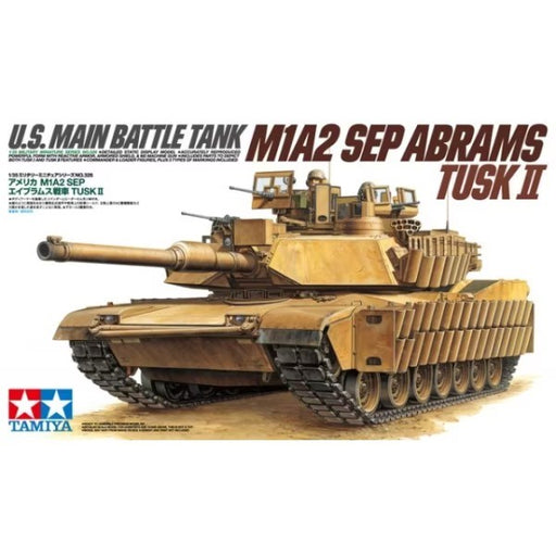 Tamiya 35326 1/35 M1A2 SEP Abrams TUSK II - U.S. Main Battle Tank (7899179516141)