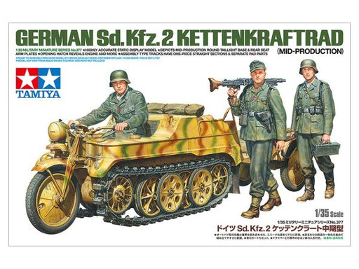 Tamiya 35377 1/35 German Sd.Kfz.2 Kettenkraftrad (Mid-Production) (8324799299821)