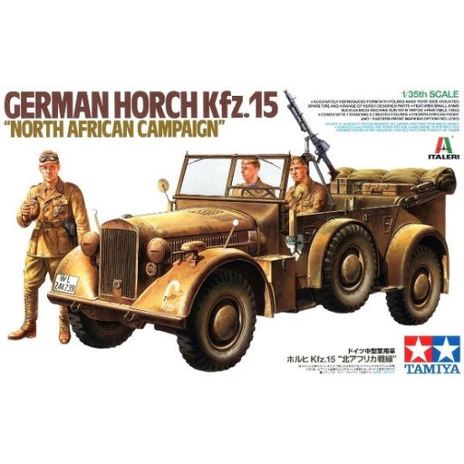 Tamiya 37015 1/35 German Horch Kfz. 15 - "North African Campaign" (8278357639405)