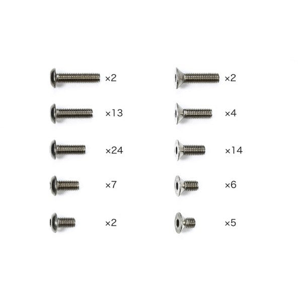 Tamiya 47464 TD4 Titanium Screw Set - Hobby City NZ
