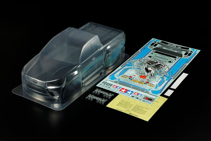 Tamiya 51611 1/10 Body Set: Toyota Hilux Extra Cab (Unpainted)