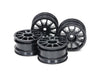 Tamiya 51665 M-Chassis 11-Spoke Wheels - Black (4pcs) (8324797300973)