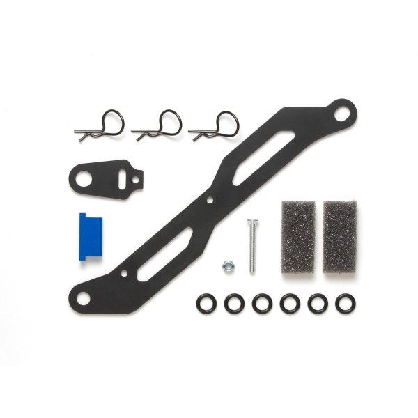 Tamiya 54555 FRP Battery Plate and Transponder Stay Set (TT-02) - Hobby City NZ