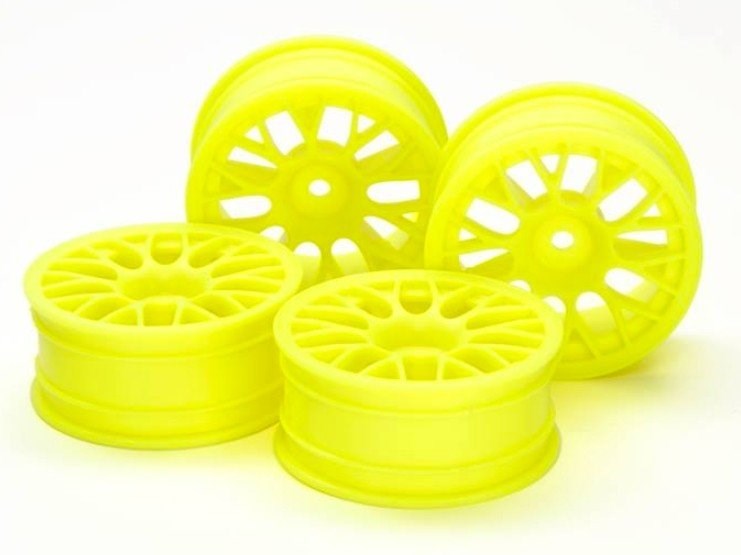 Tamiya 54850 24mm Mesh Wheels +2 FlYel *4 - Hobby City NZ