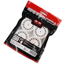 Tamiya 54851 24mm RallyDish Wheels 0 Whi *4 - Hobby City NZ