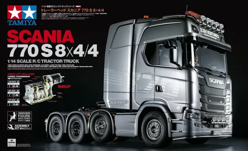 Tamiya 56371 1/14  SCANIA 770S   8x4/4
