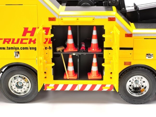 Tamiya 56558 1/14 RC Accessory Set: Road Cones and Tools