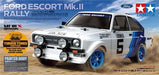 Tamiya 58687 RC Kit: 1/10 4WD Ford Escort Mk II Rally (MF-01X) - Pre-painted White (8324797071597)